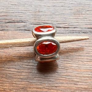 Pandora - orange stone (set of 2)